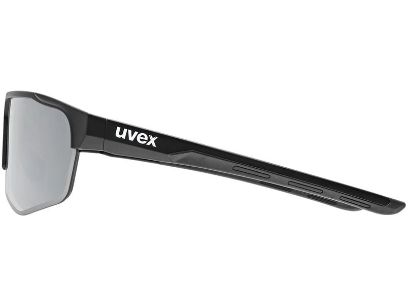 uvex Sportbrille Axos Set, S3 / S0 Black matt/Mirror silver Sportbrille