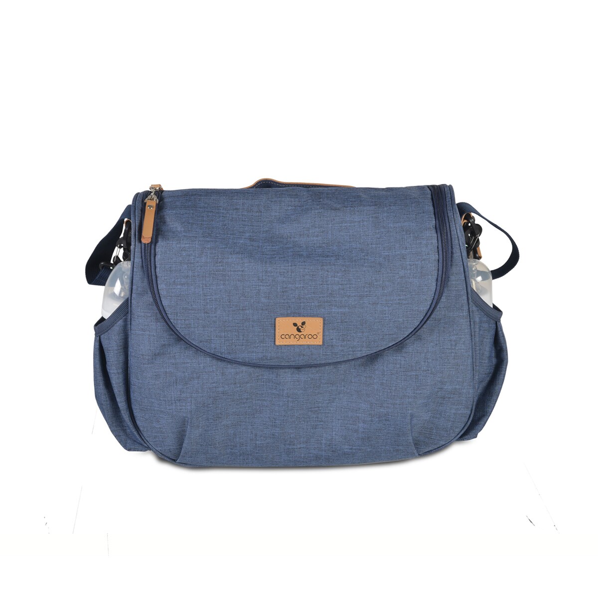 Cangaroo Wickeltasche Naomi Wickelunterlage, verstellbarer Gurt, Reißverschluss blau