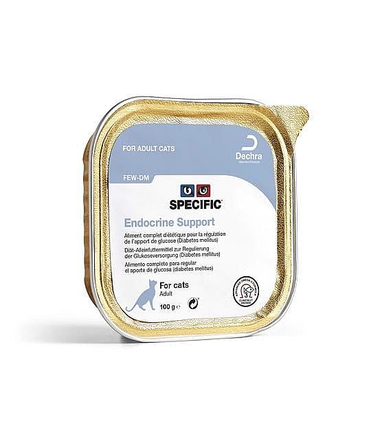 Specific Endocrine Support Kat FEW-DM 7 x 100 gram | 11134