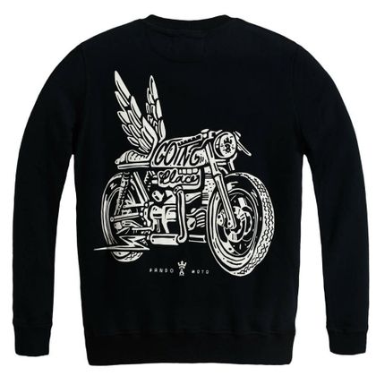 Sweat Pando Moto JOHN WING - Noir