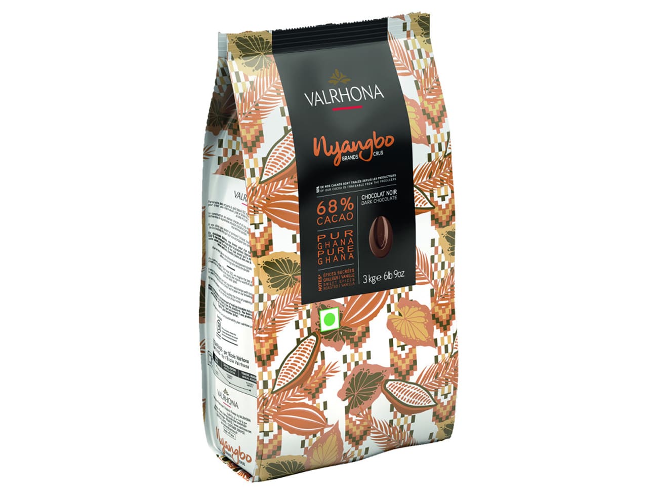 Chocolat noir Nyangbo 68% - 3 kg - Valrhona