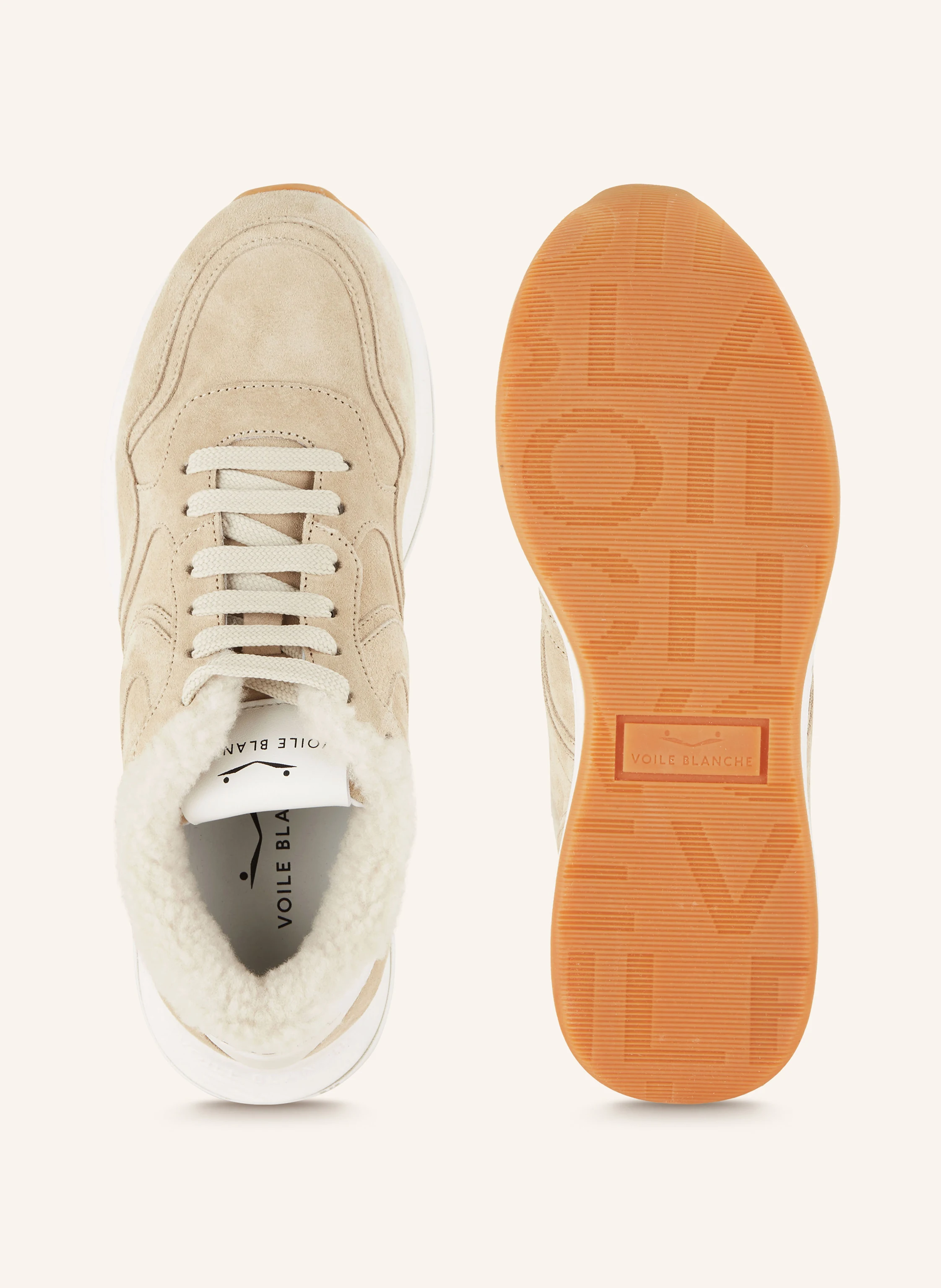 VOILE BLANCHE Sneaker MELANY mit Teddyfell