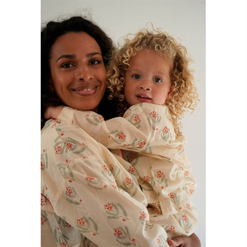 Christmas Vintage Rose Flower Pyjamas