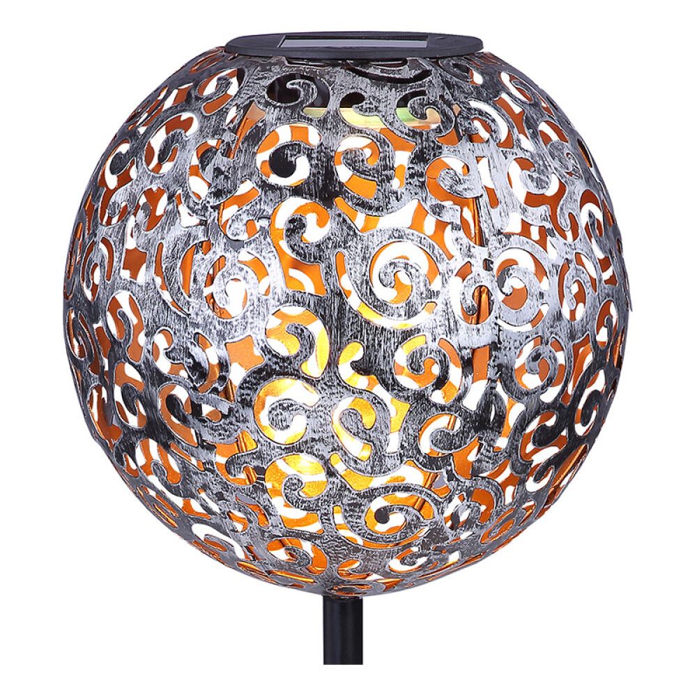 SOLCELLELAMPE GLOBO MED MØNSTER 54CM