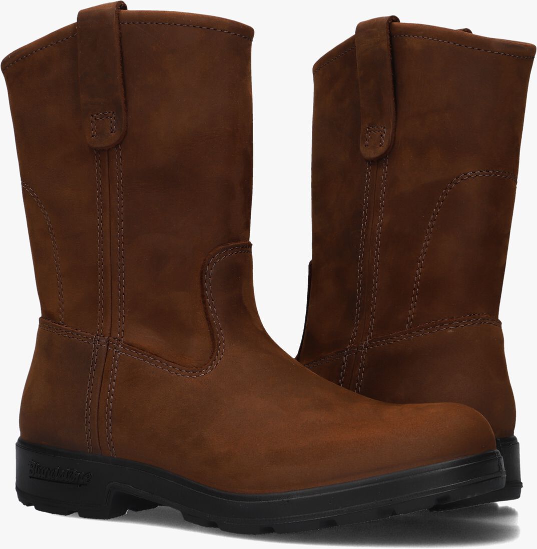 bruine blundstone boots rigger dames