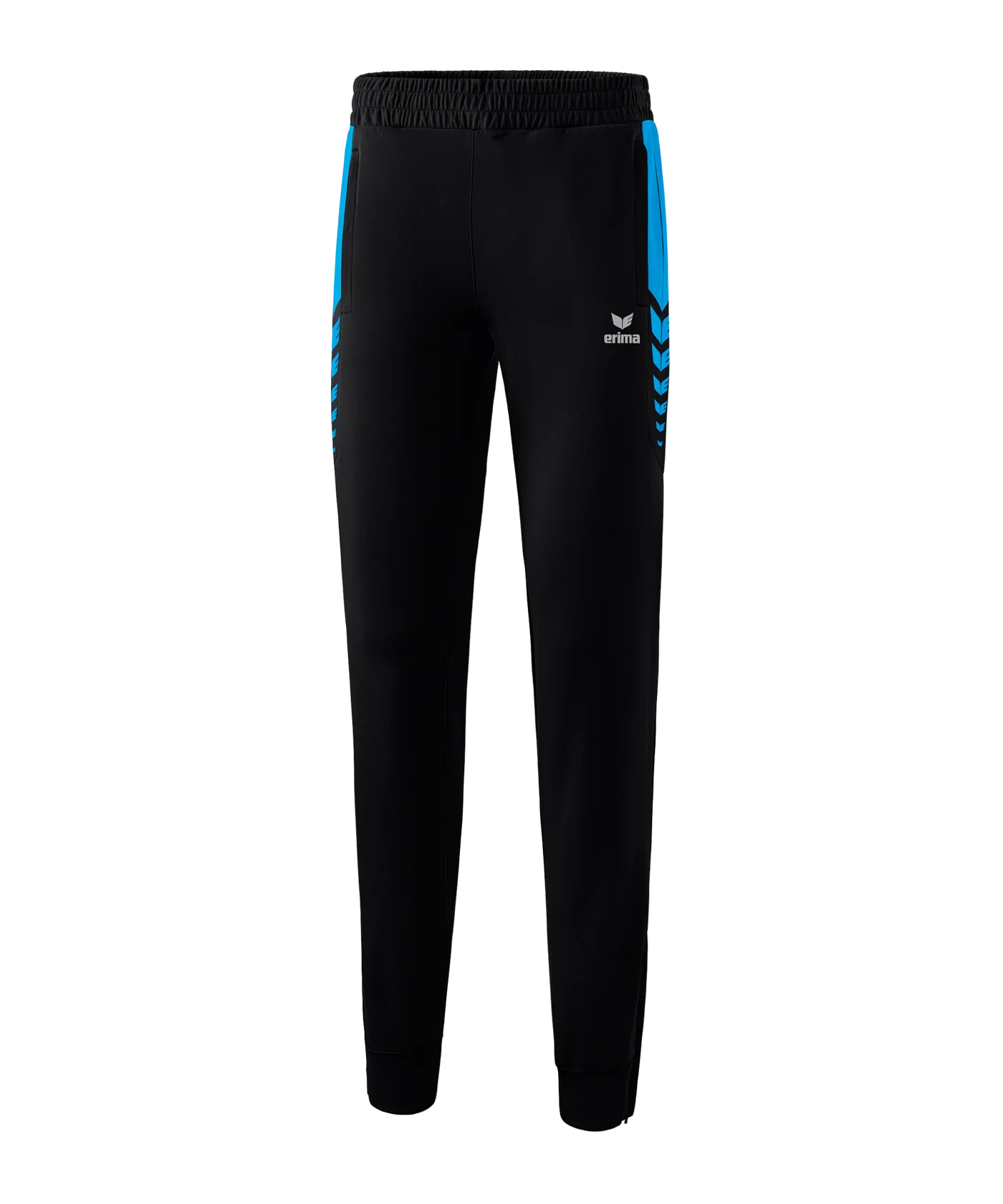 Erima Six Wings Worker Hose Damen Schwarz Hellblau