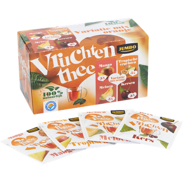 Jumbo Vruchtenthee Variatie Mix 20 Stuks