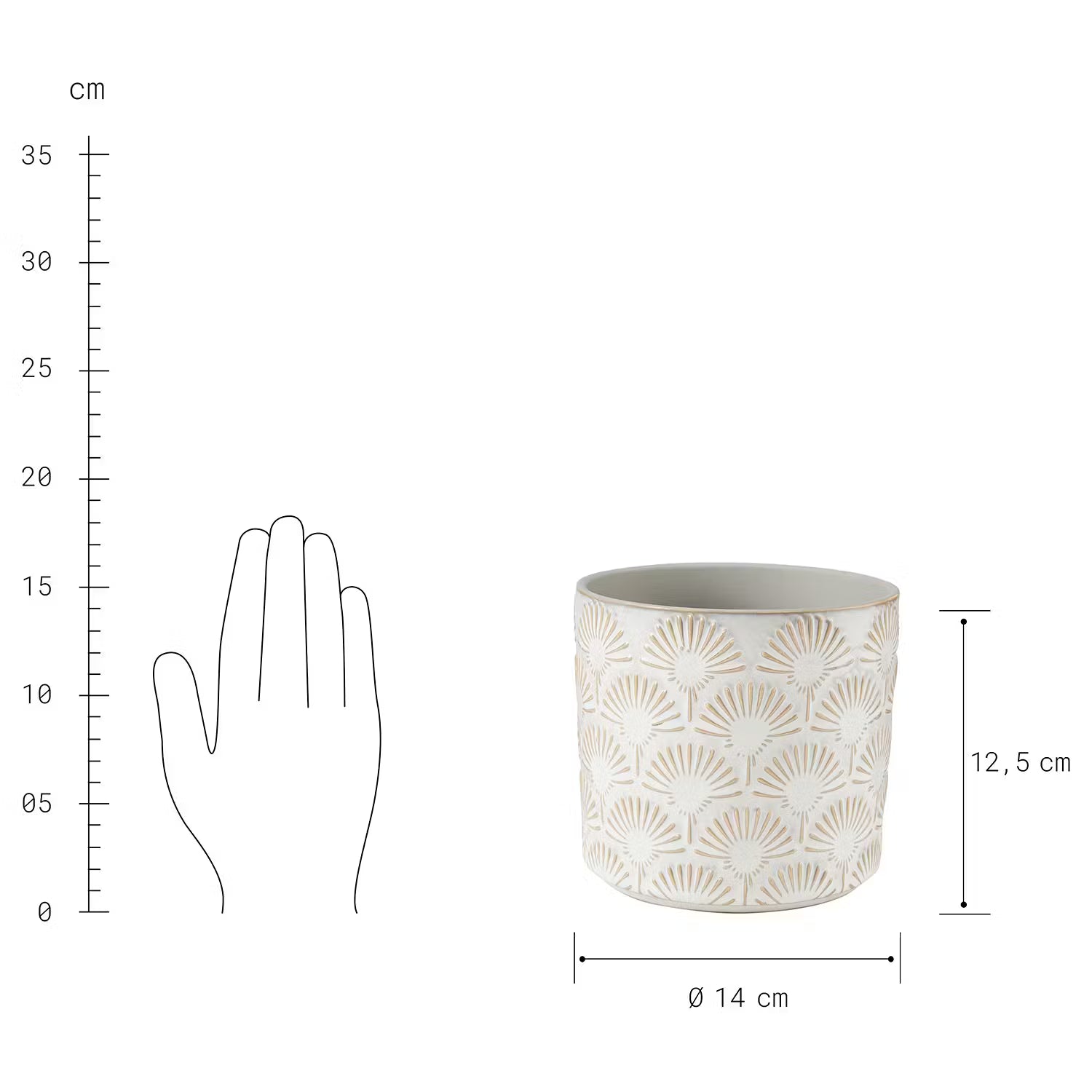 BLOOMY Blumentopf 6er-Set