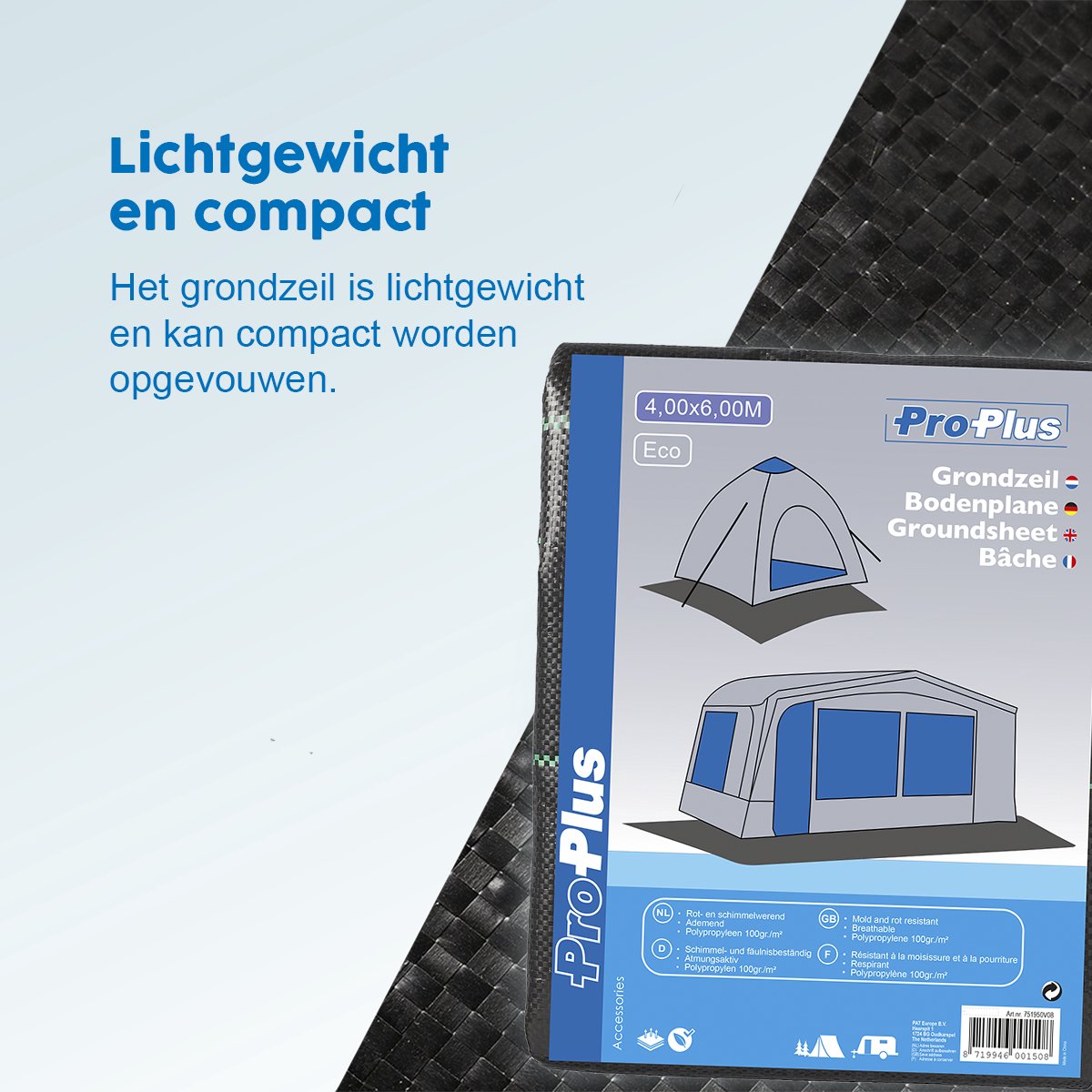 ProPlus Eco grondzeil - 4 x 6 meter