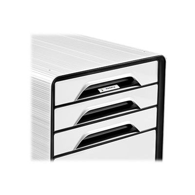 CEP Smoove - Module de classement 4 tiroirs - blanc/noir
