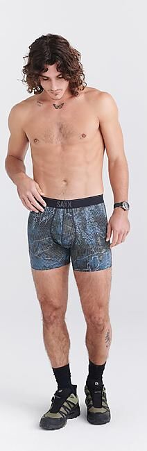 SAXX UNDERWEAR - QUEST QUICK DRY MESH BOXER BRIEF FLY