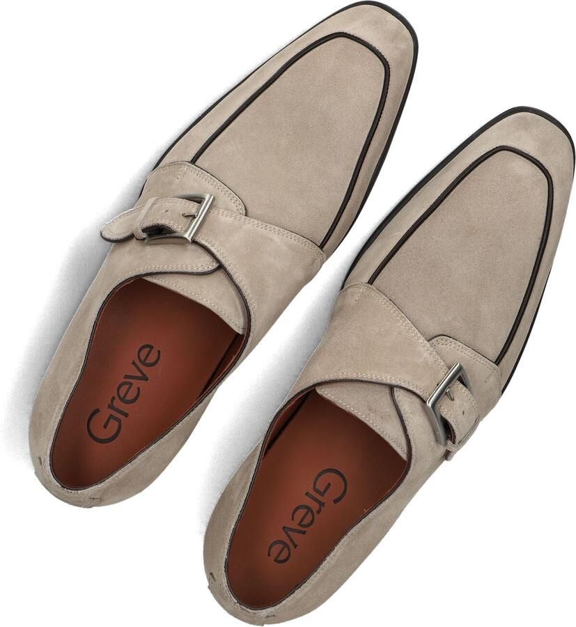 GREVE Nette Schoenen Heren Gouda 01 Maat: 44 5 Materiaal: Suède Kleur: Beige