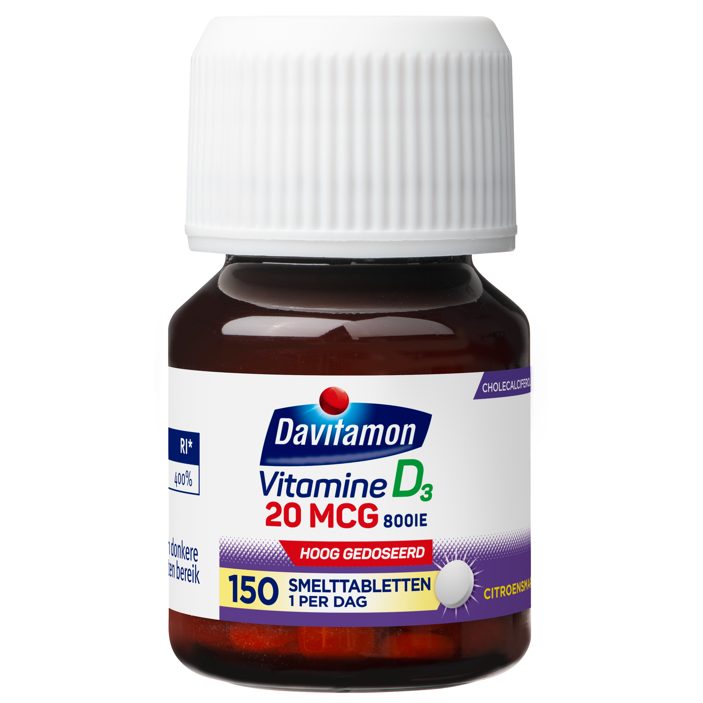 Davitamon Vitamine D3 20mcg (150 tabletten)