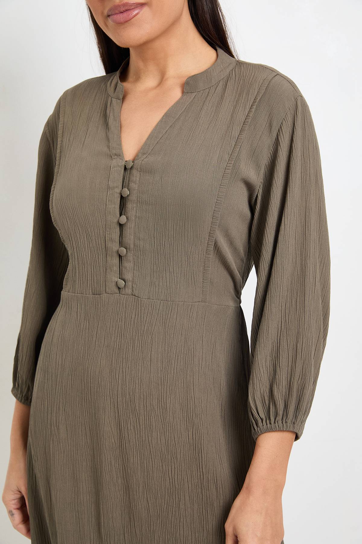 Wallis Robe Midi D'été En Gaze De Coton
