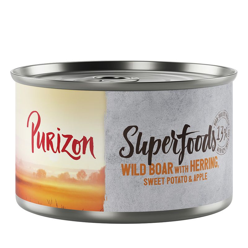 Purizon Superfoods 6 x 140 g ✓ pas cher