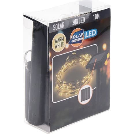 Merle solcelle wirelight 200 stk. - hvidt lys