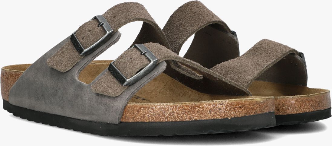 bruine birkenstock slippers arizona heren