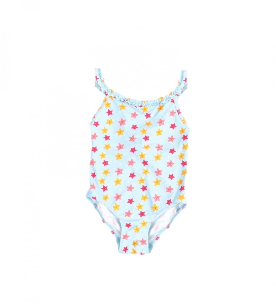 Maiô Aznar Innova Star para meninas, azul