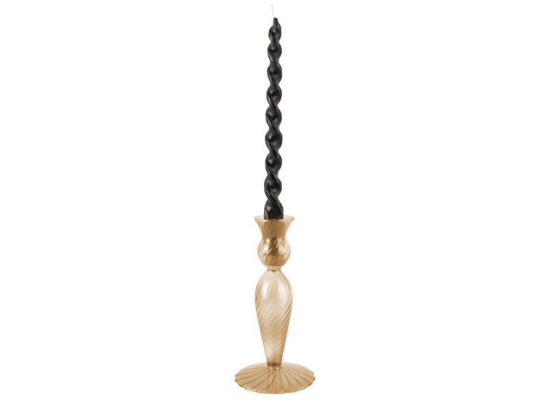 Candle Holder Swirl PT3729BK Black