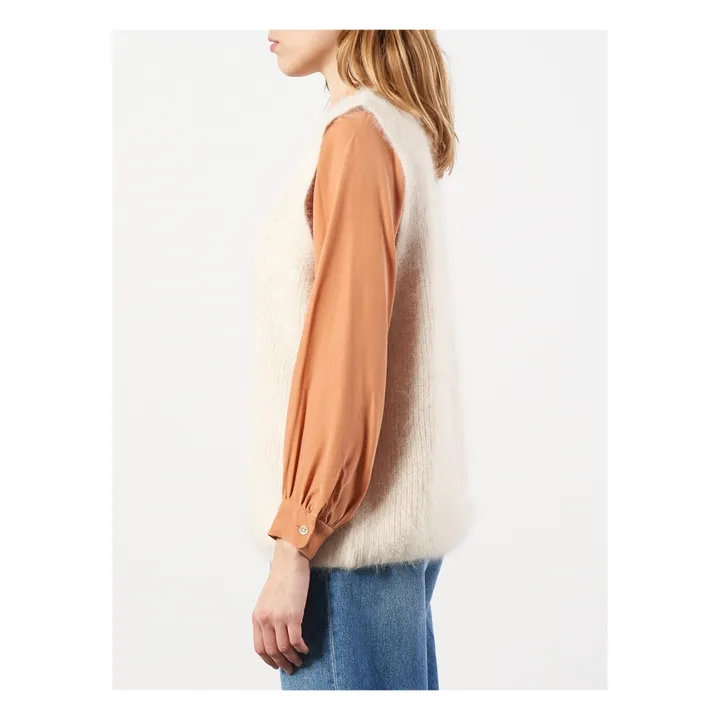 Bellerose Pull Dateis Angora - Collection Femme  | Ecru