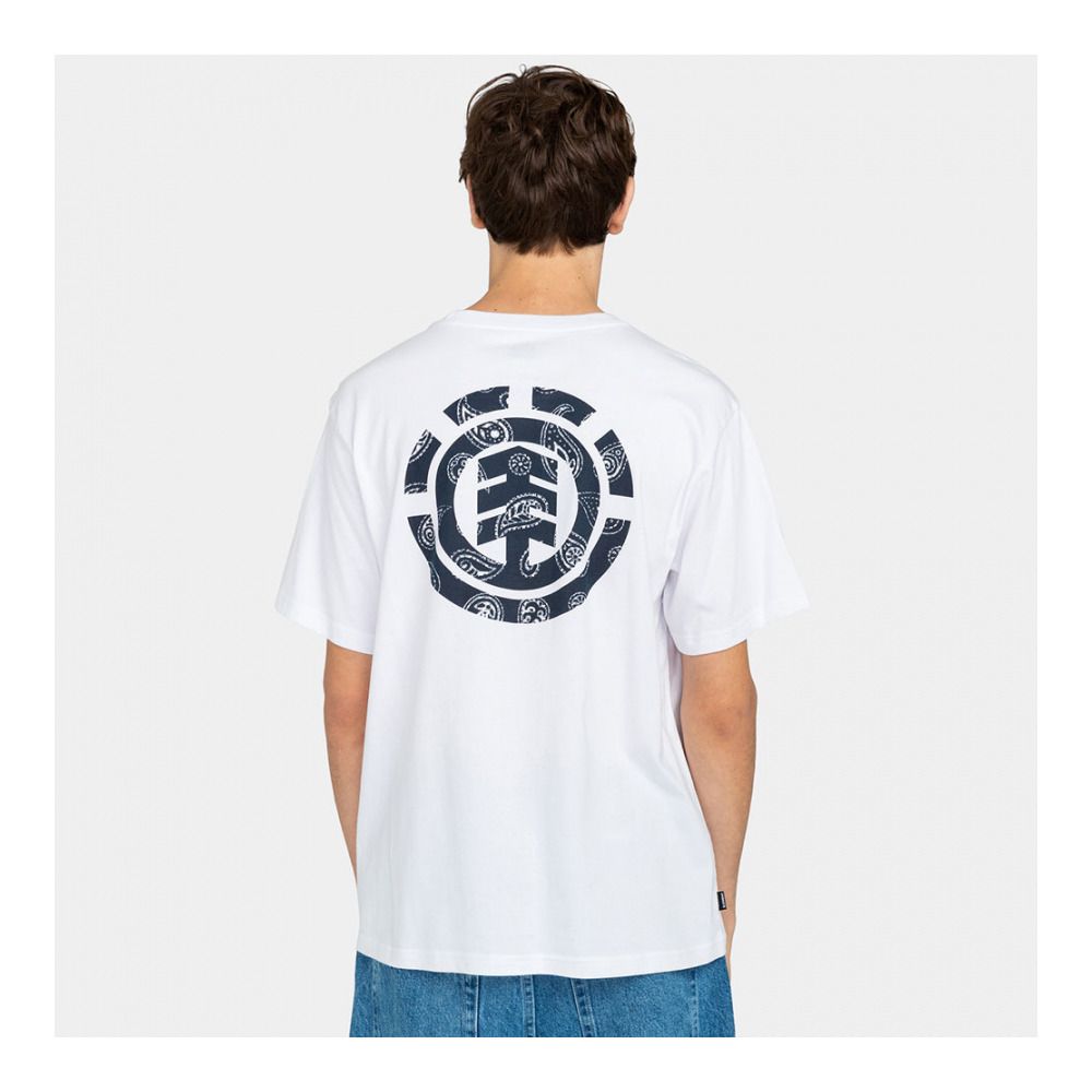 Element PAISLEY - Tee-shirt Homme optic white