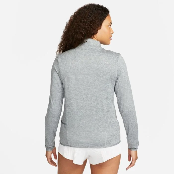 Nike Dame Trøjer Dri-FIT Swift Element UV Half Zip Grå