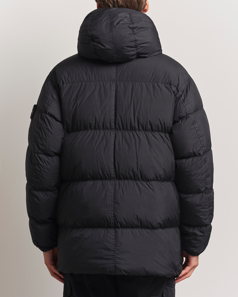 Stone Island Crinkle Reps Down Parka Black