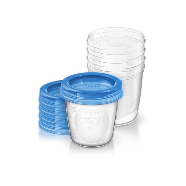 Philips Avent Via Bewaarbekers 180ml (5 stuks) - SCF619/05