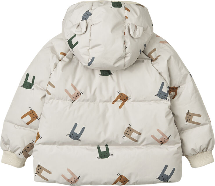 Liewood Polle Down Puffer Jacket Bunny / Sa Bunny / sandy