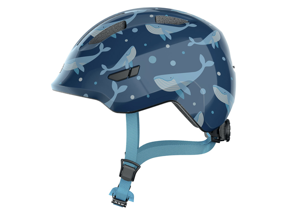 Abus Smiley 3.0 Blue Whale kinderfietshelm