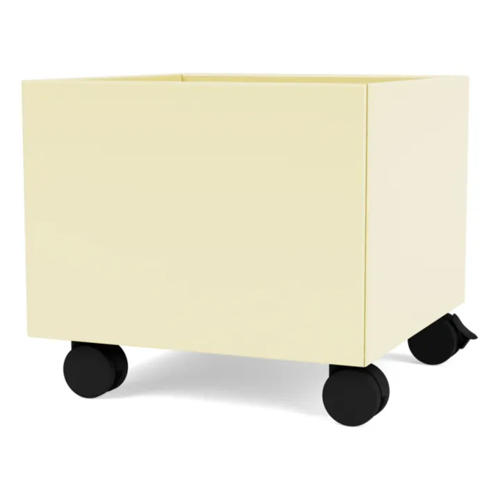 Montana Furniture Coffre de rangement Playbox pour enfant | Jaune pâle