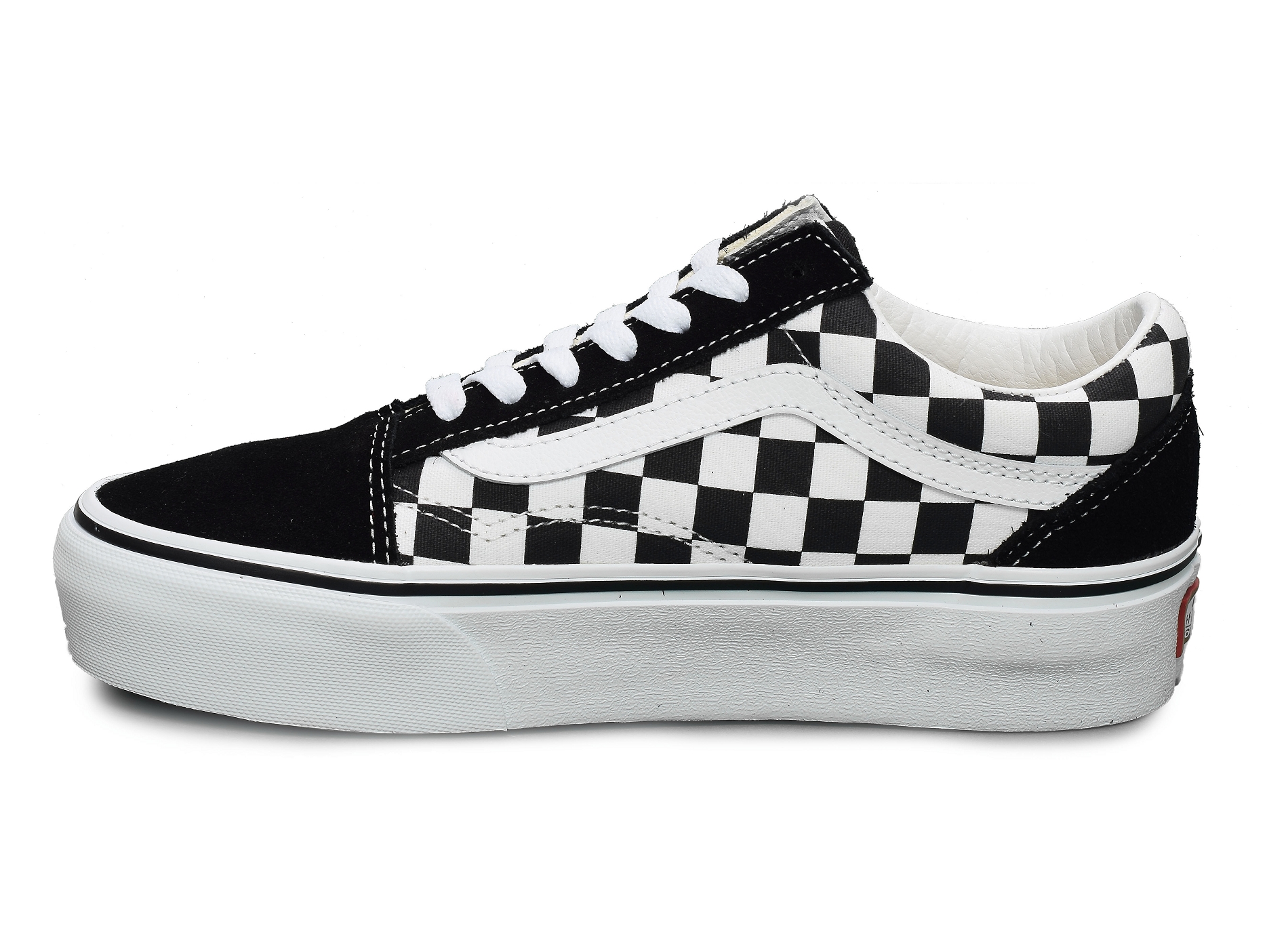Ua old skool platforme noir blanc