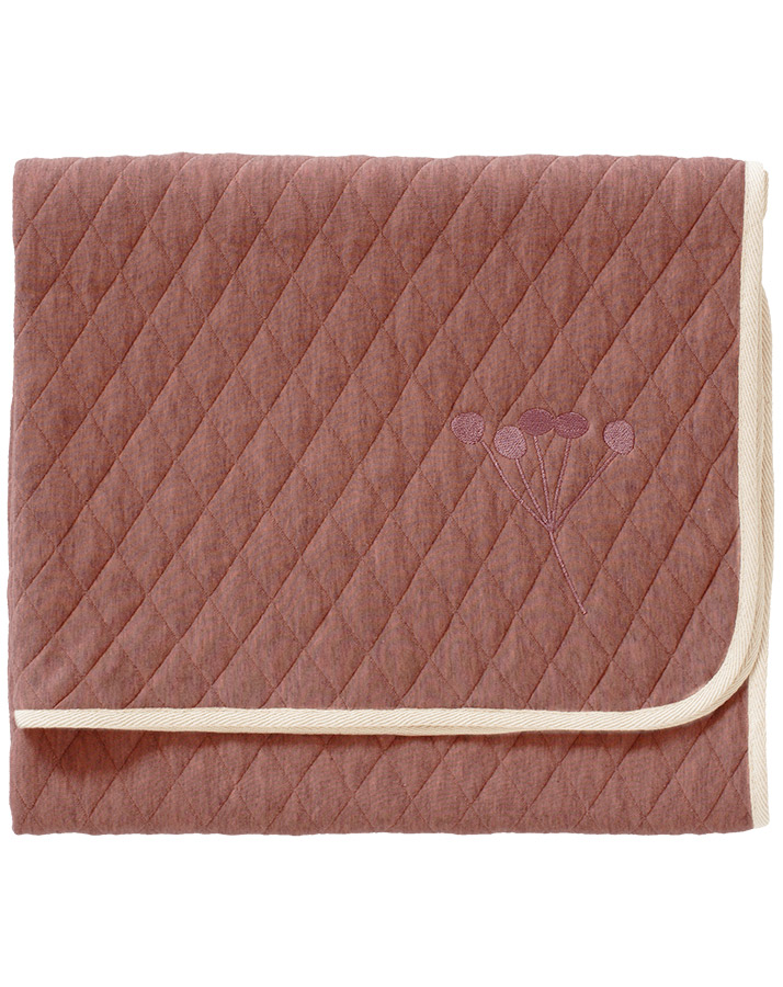 Babydecke NORDIC (75x100) in altrosa