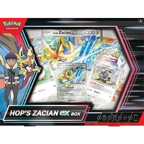 Pokémon TCG box ex hop's zacian