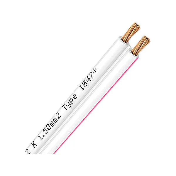 Oehlbach Speaker Wire 15 Blanc (10 m) Câbles d'enceintes au mètre
