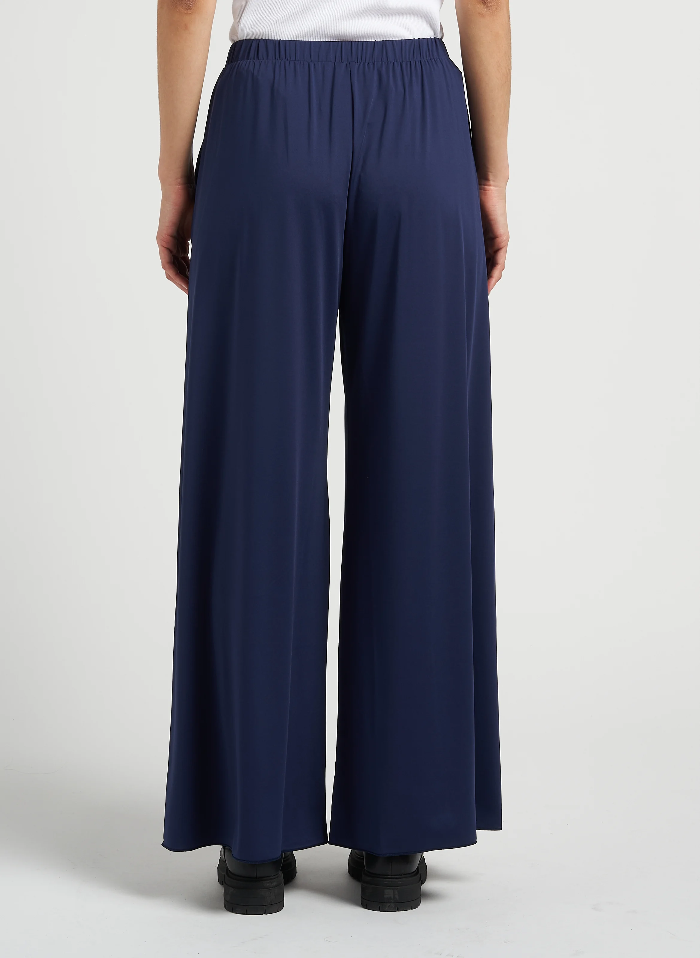 CAMILLA - Pantalon large fluide| Bleu