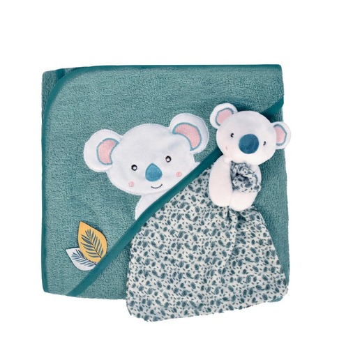 Cape de bain et doudou YOCA - DOUDOU ET COMPAGNIE