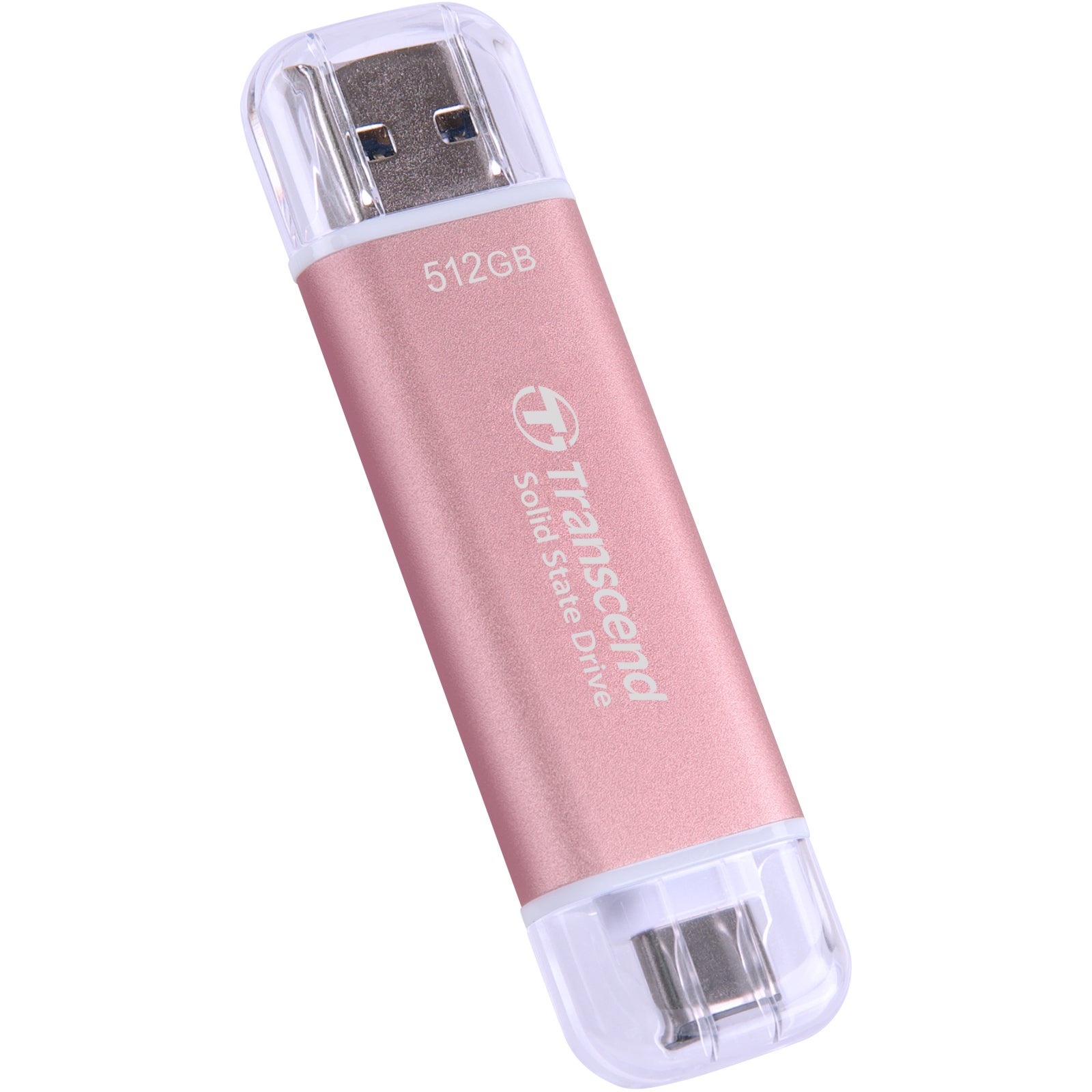 Transcend ESD310P externe SSD 10 Gbps USB-C/A 512 GB