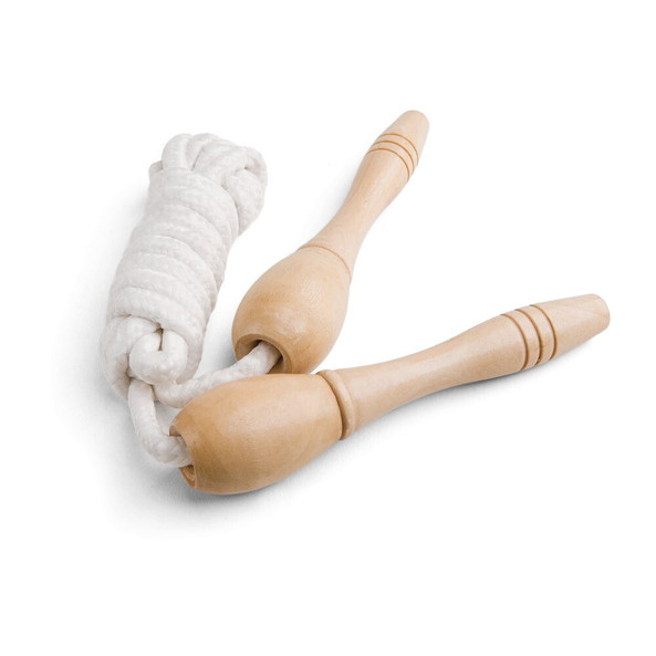 hi!dea 98031 - Corde à sauter en bois