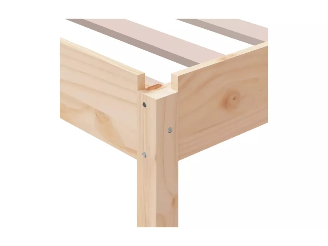 Lit empilable 75x190 cm Bois de pin massif