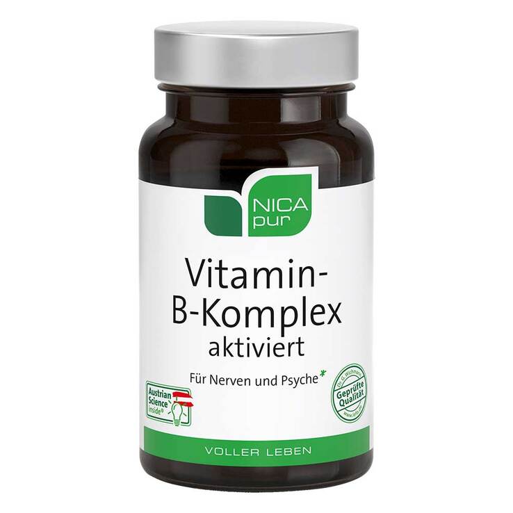 Nicapur Vitamin B-Komplex aktiviert Kapseln, 60 St