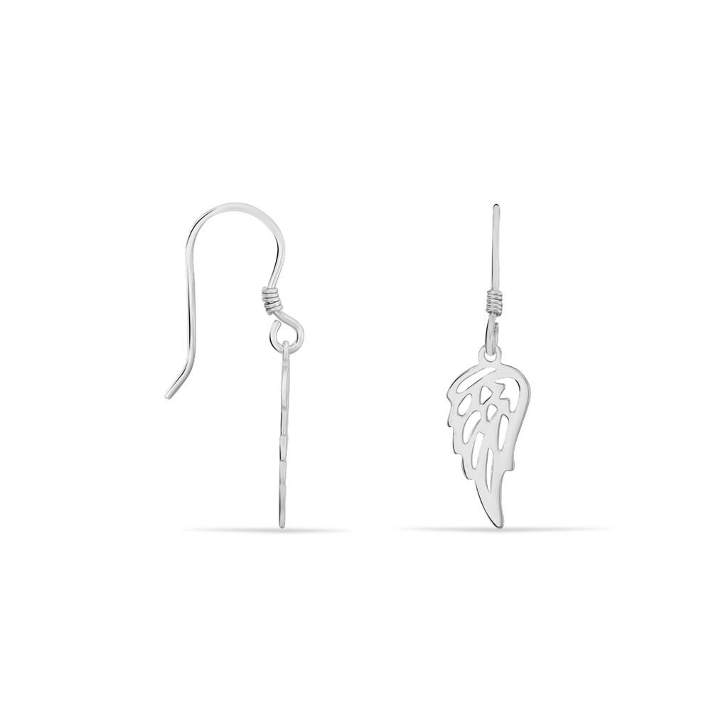 Boucles D'oreilles Pendantes Taiana Argent Blanc