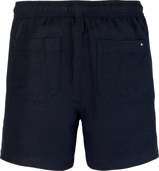 Tommy Hilfiger Shorts »LINEN VISCOSE SHORT«  mit Kordelzug, Logostickerei