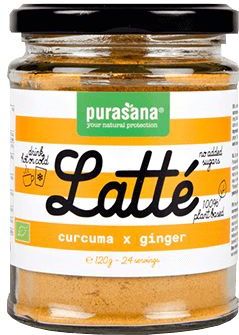 Purasana Kurkuma Gember Latté Bio 120 gr