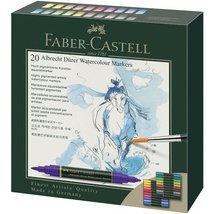 FABER-CASTELL Marqueur aquarelle ALBRECHT DÜRER, étui de 20