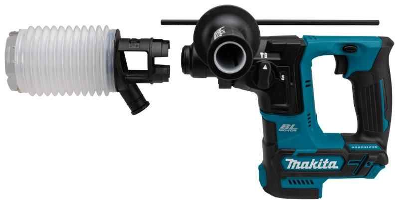 Makita HR166DSMJ 12V Max Boorhamer set (2x4.0Ah) in Mbox met stofafzuiging