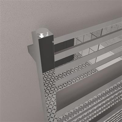 Eastbrook Tuscan Square multirail handdoekradiator 60x80cm 316W chroom