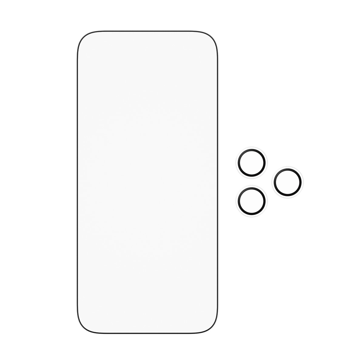 CARE by PanzerGlass Displayschutzglas »2-in-1 Protection Essentials Bundle« für Apple iPhone 17 Pro Max Displayschutzfolie, Schutzfolie, Bildschirmschutz, kratz- & stossfest