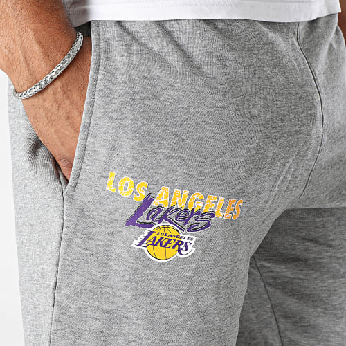 Pantalon Jogging Los Angeles Lakers Team Script 60416377 Gris Chiné