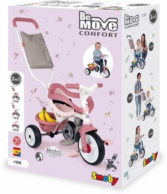 Smoby Be Move Trehjuling Comfort, Rosa